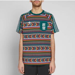 Adidas Originals x Pharrell Williams Solar HU Geometric-Print men L Pocket Tee